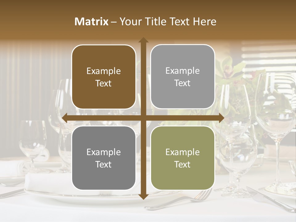 Table Set PowerPoint Template