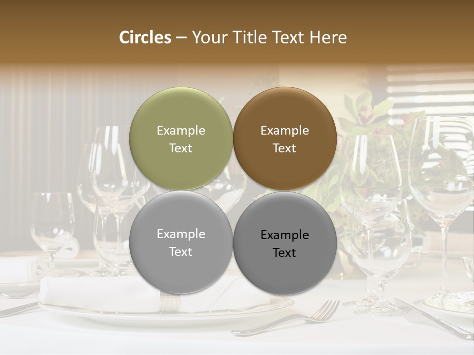 Table Set PowerPoint Template