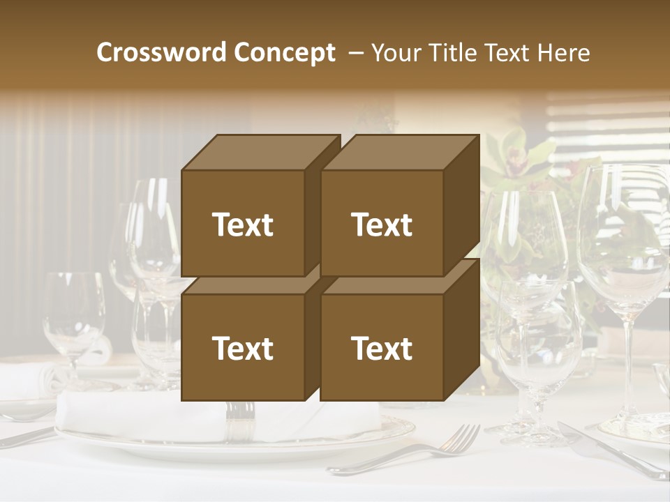 Table Set PowerPoint Template