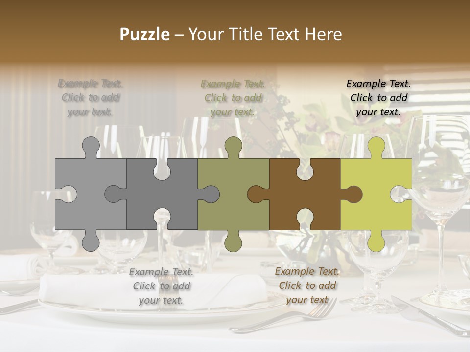 Table Set PowerPoint Template