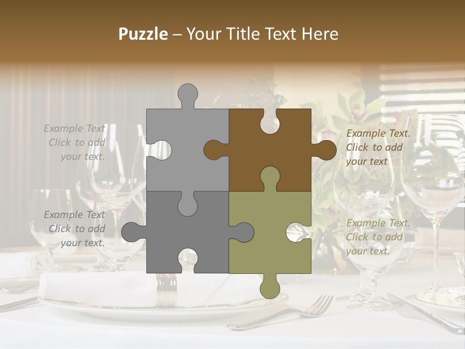 Table Set PowerPoint Template