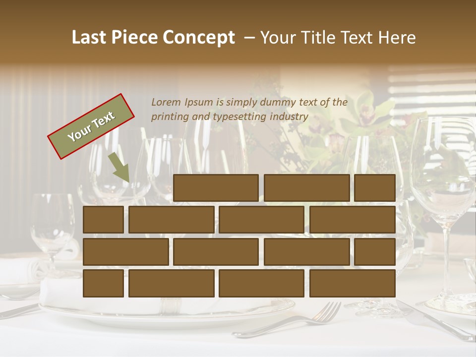 Table Set PowerPoint Template