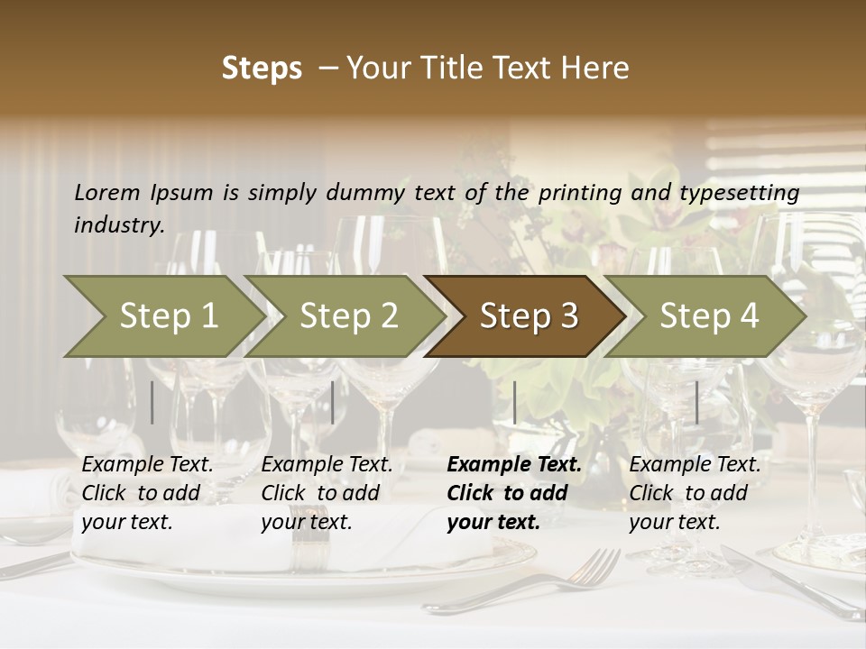 Table Set PowerPoint Template