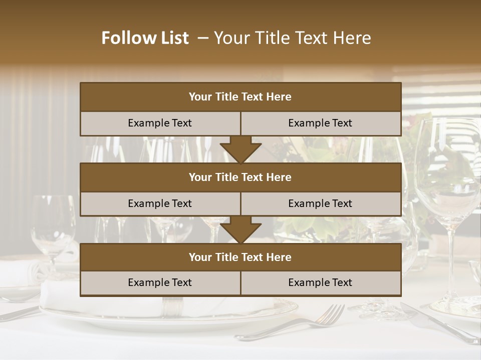 Table Set PowerPoint Template
