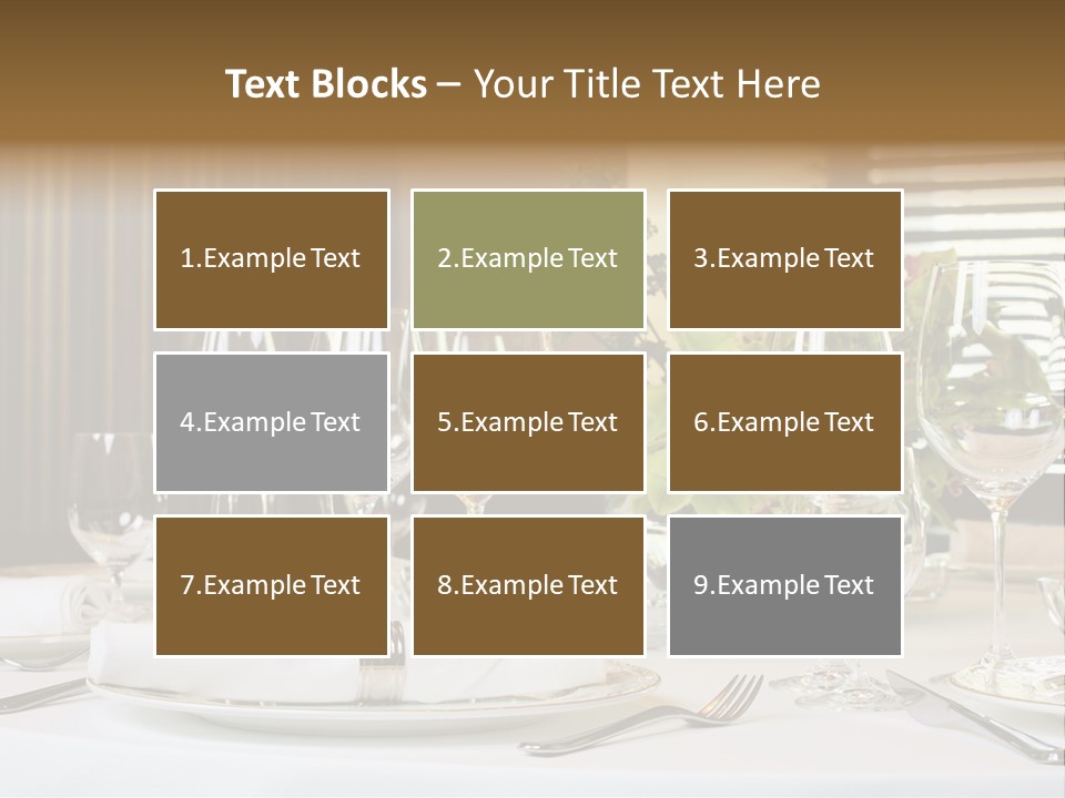 Table Set PowerPoint Template