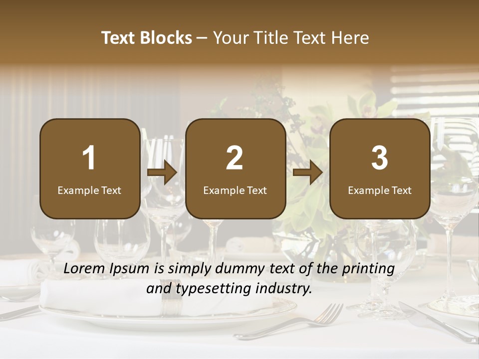 Table Set PowerPoint Template