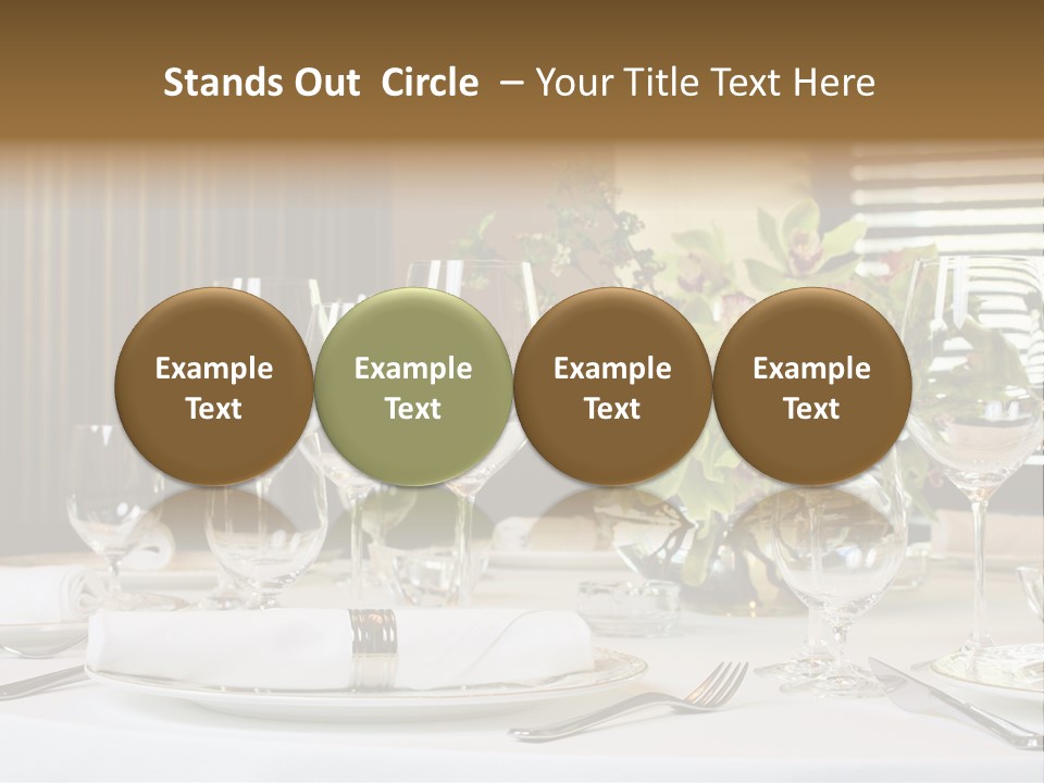 Table Set PowerPoint Template