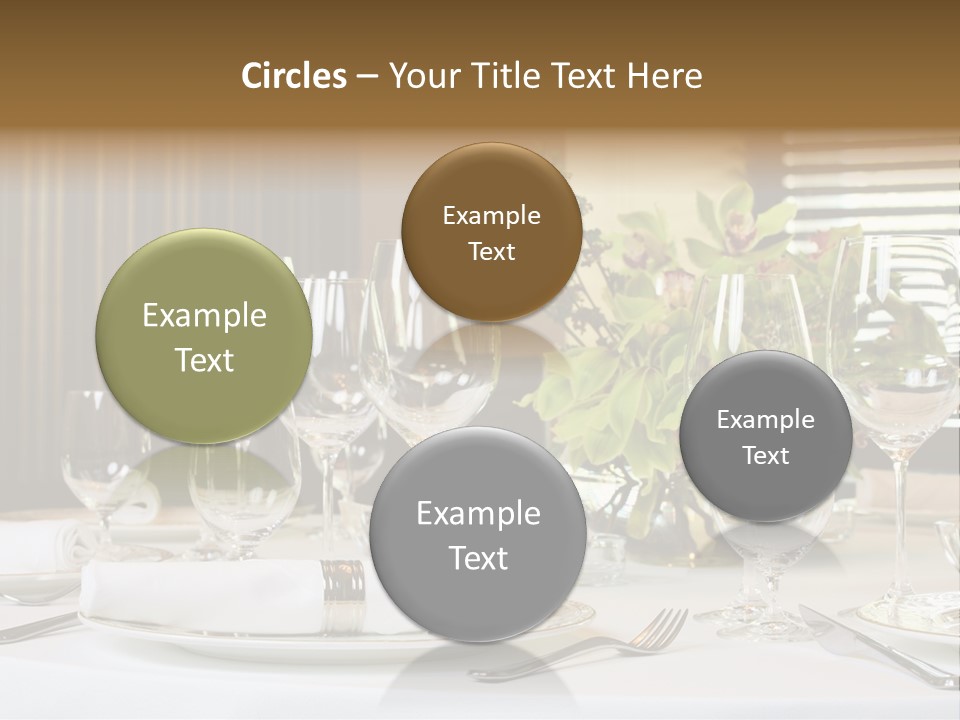 Table Set PowerPoint Template