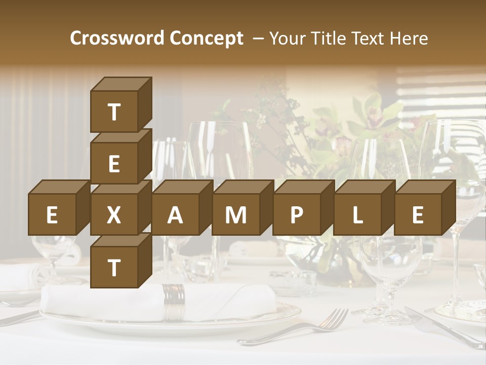 Table Set PowerPoint Template