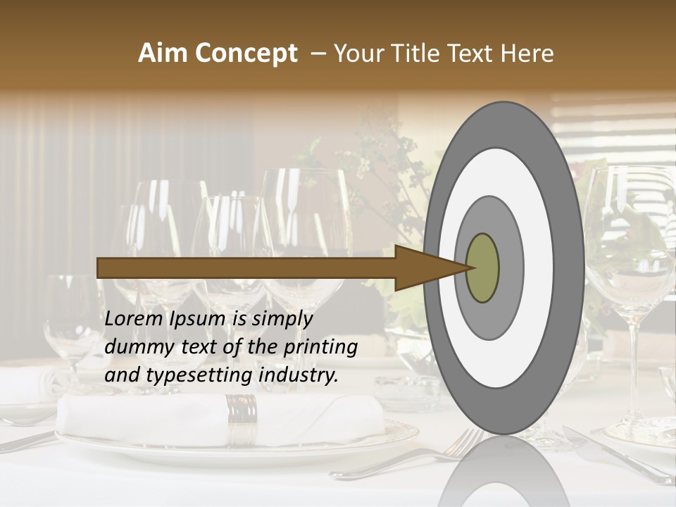 Table Set PowerPoint Template