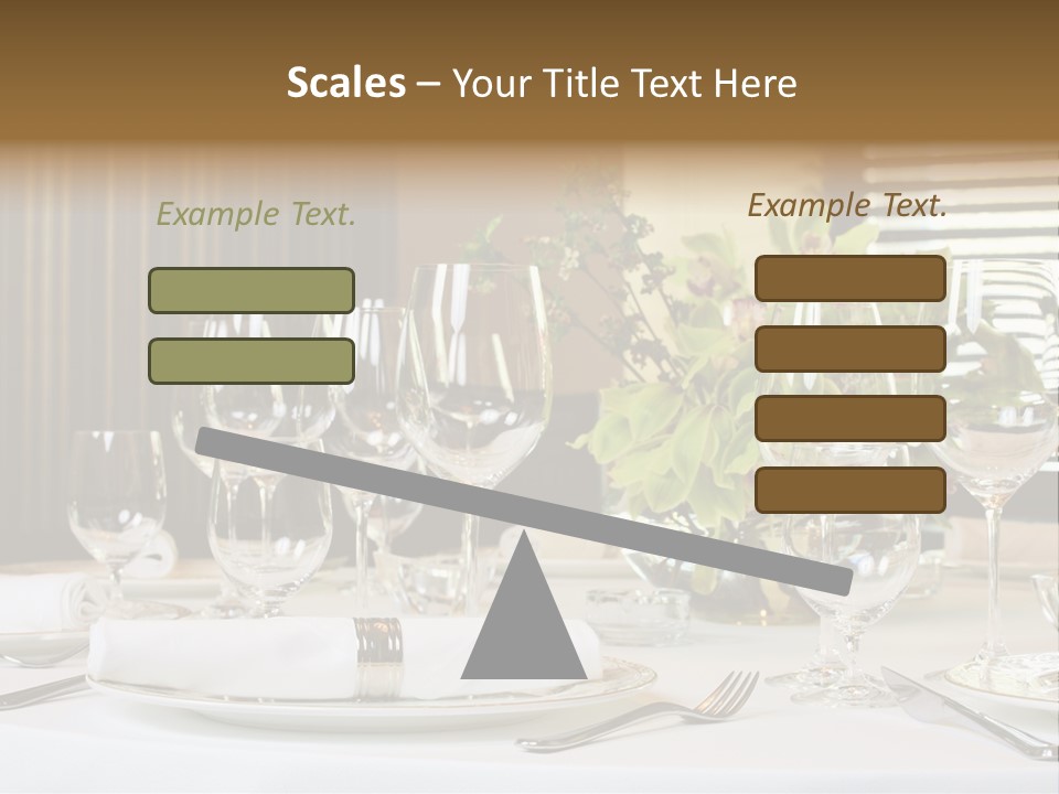 Table Set PowerPoint Template