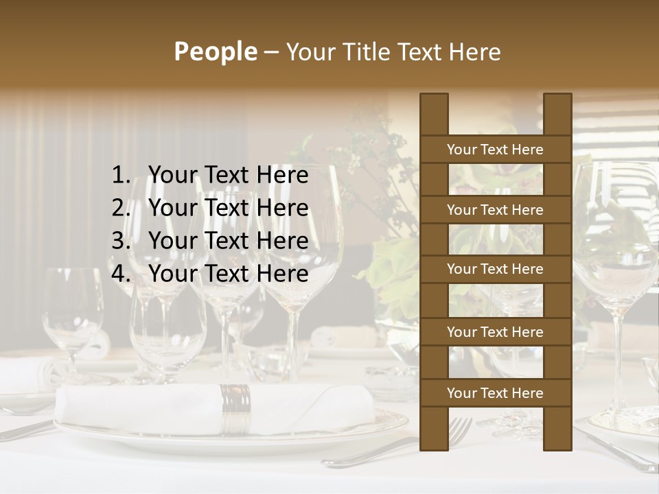 Table Set PowerPoint Template