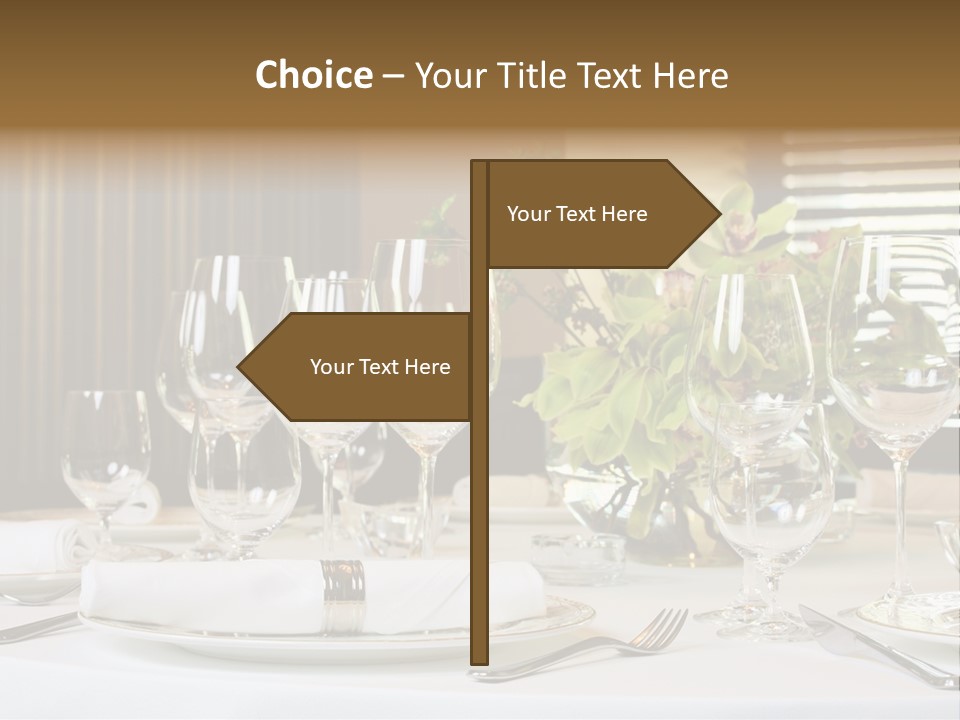 Table Set PowerPoint Template