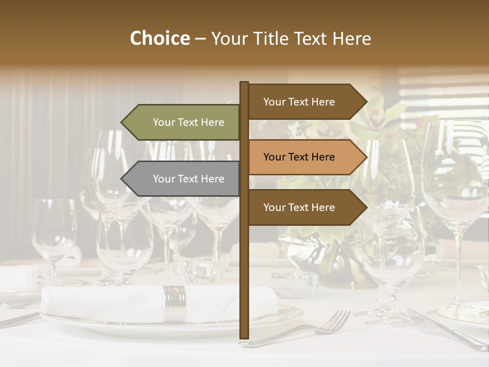 Table Set PowerPoint Template