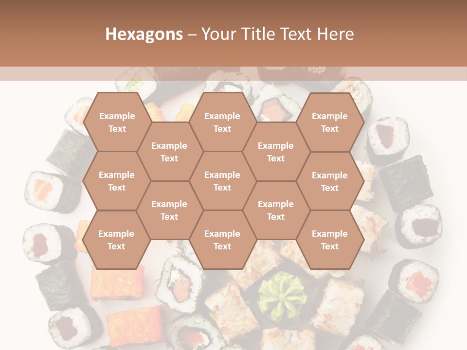 Fresh Wasabi Roll PowerPoint Template