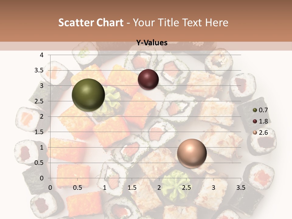 Fresh Wasabi Roll PowerPoint Template