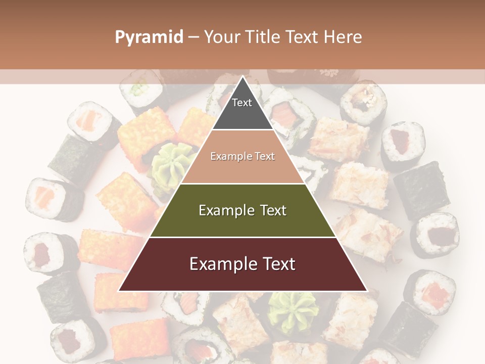 Fresh Wasabi Roll PowerPoint Template