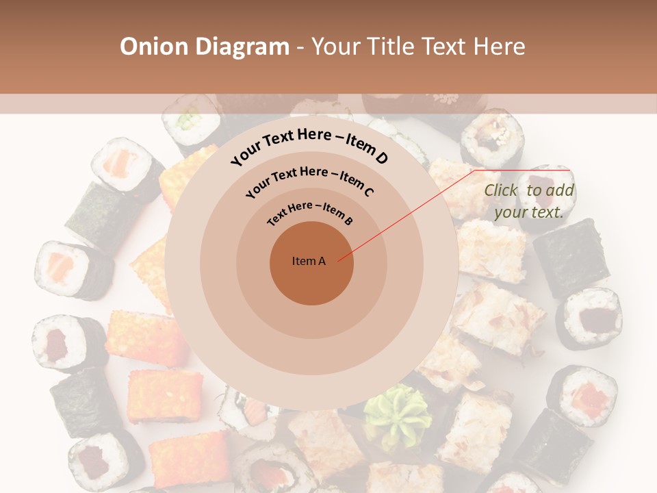 Fresh Wasabi Roll PowerPoint Template