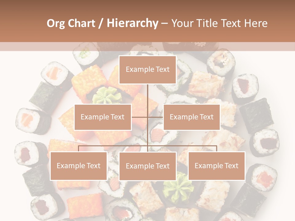 Fresh Wasabi Roll PowerPoint Template