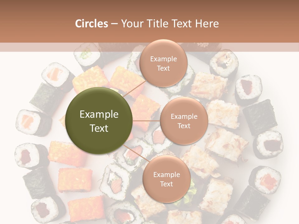 Fresh Wasabi Roll PowerPoint Template