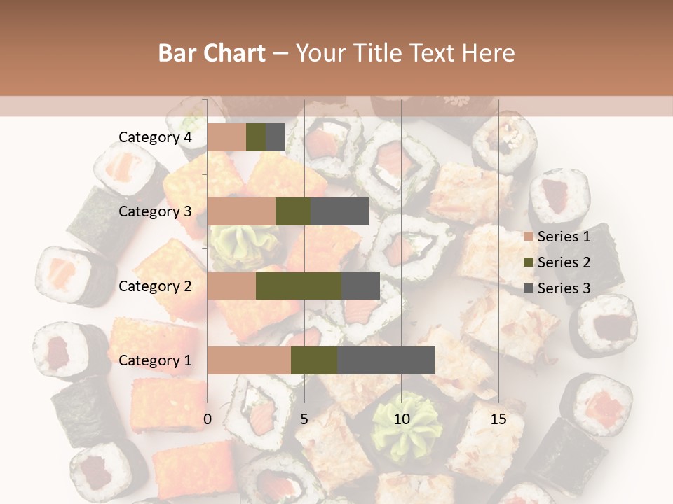 Fresh Wasabi Roll PowerPoint Template