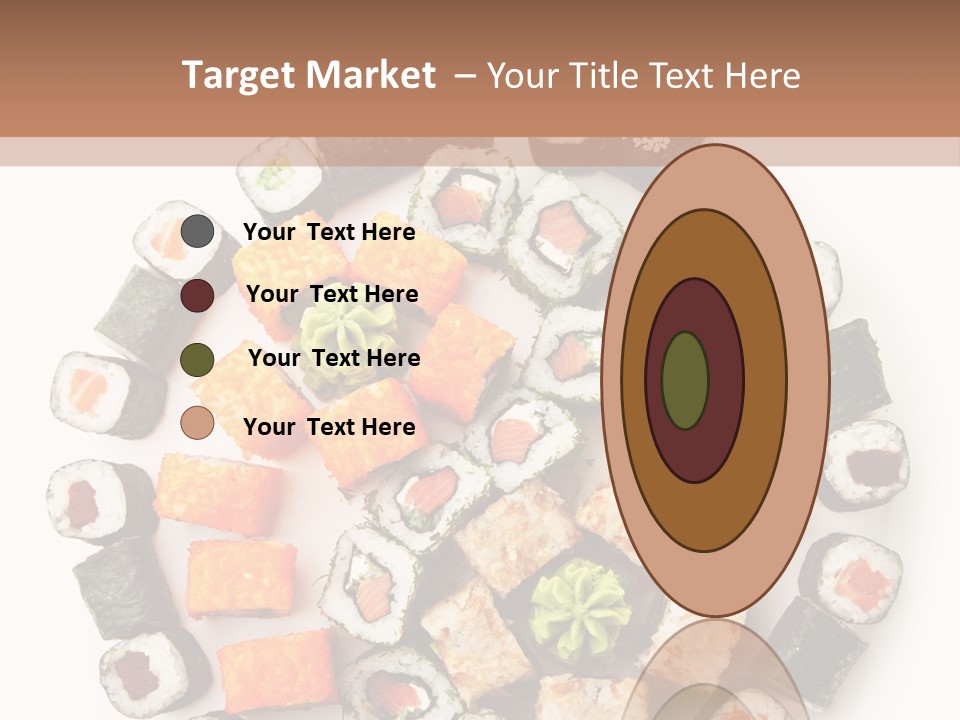 Fresh Wasabi Roll PowerPoint Template
