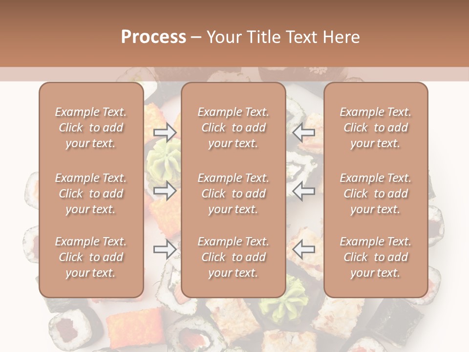 Fresh Wasabi Roll PowerPoint Template
