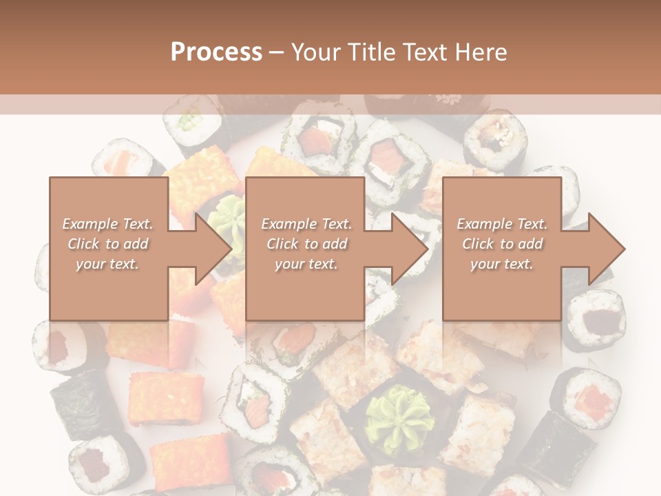 Fresh Wasabi Roll PowerPoint Template