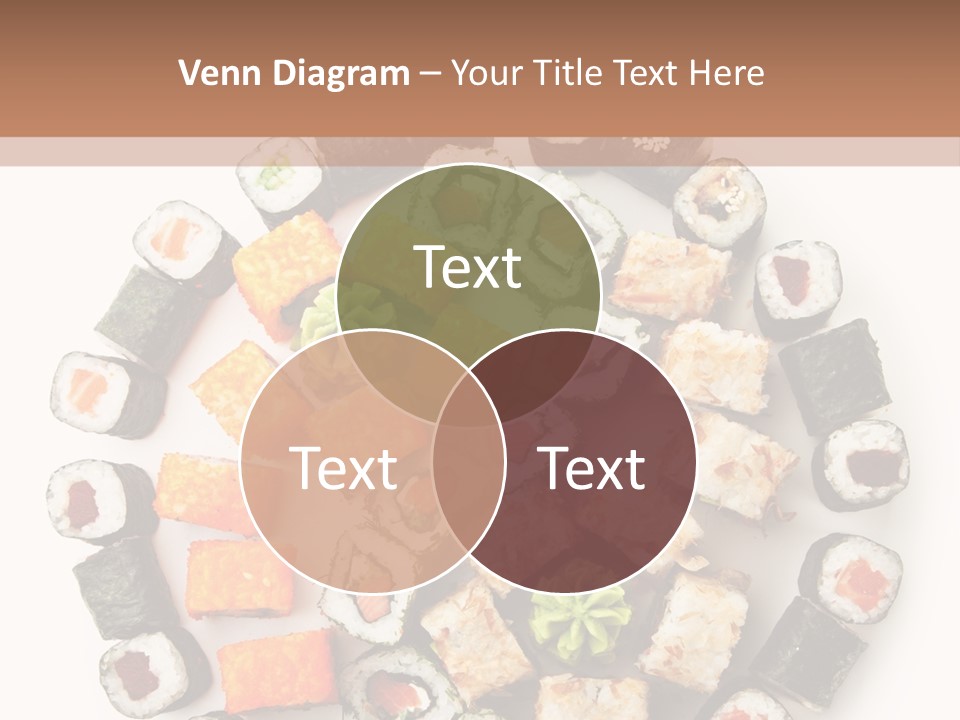 Fresh Wasabi Roll PowerPoint Template