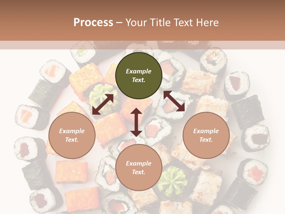 Fresh Wasabi Roll PowerPoint Template