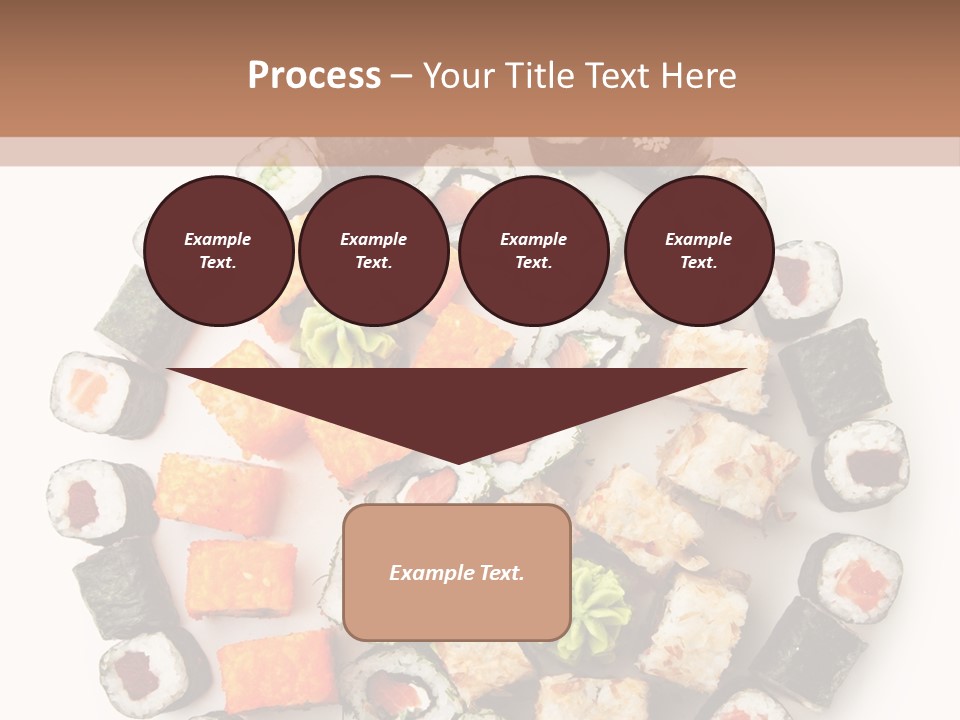 Fresh Wasabi Roll PowerPoint Template