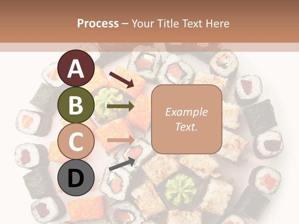 Fresh Wasabi Roll PowerPoint Template