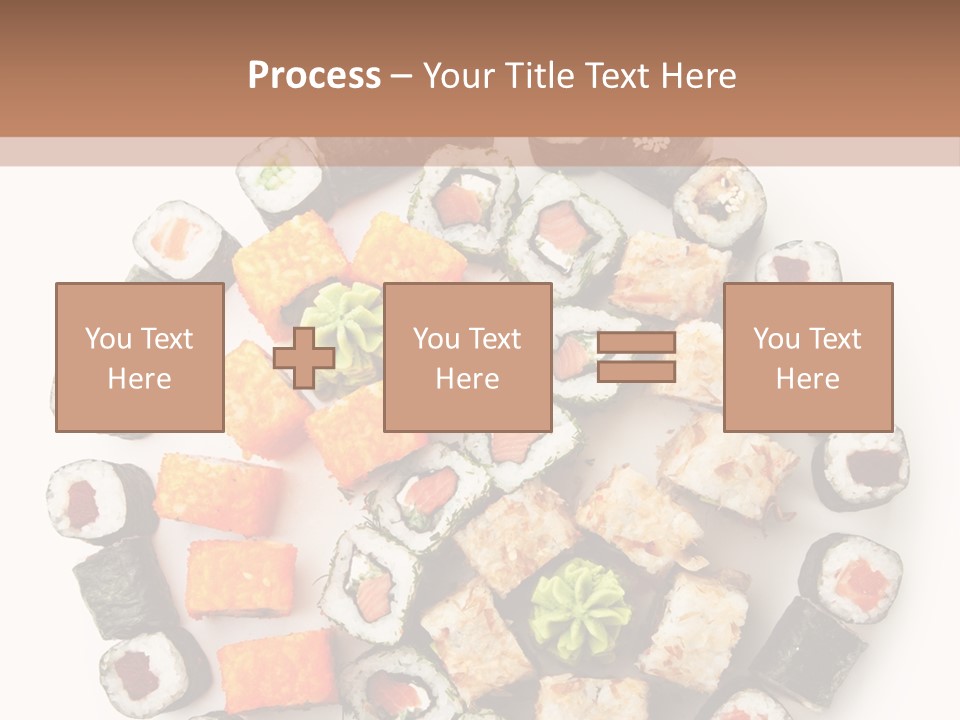 Fresh Wasabi Roll PowerPoint Template