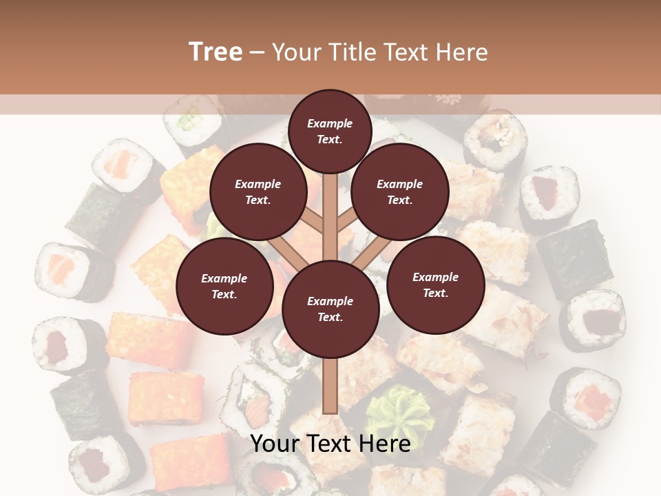 Fresh Wasabi Roll PowerPoint Template