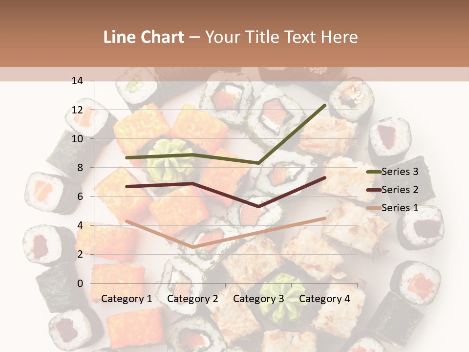 Fresh Wasabi Roll PowerPoint Template