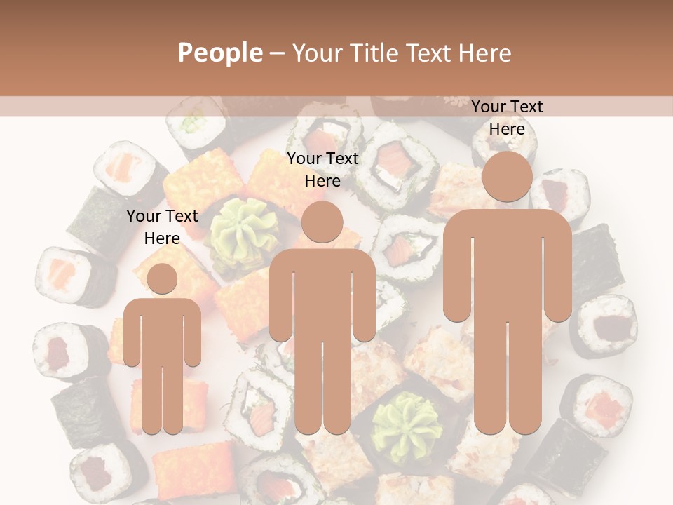 Fresh Wasabi Roll PowerPoint Template