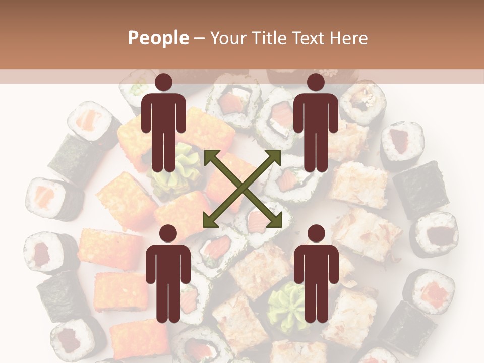 Fresh Wasabi Roll PowerPoint Template