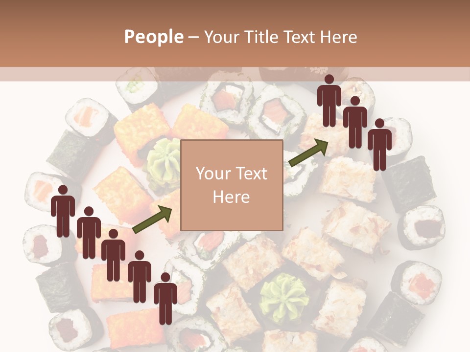 Fresh Wasabi Roll PowerPoint Template