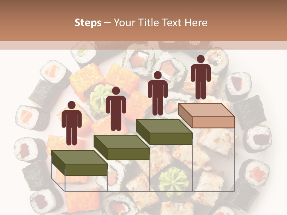Fresh Wasabi Roll PowerPoint Template