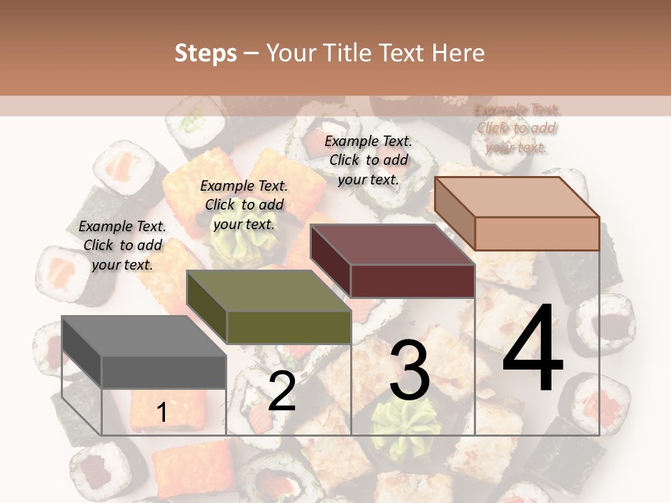 Fresh Wasabi Roll PowerPoint Template