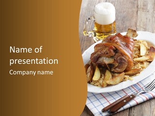 Bavarian Beerhouse London PowerPoint Template