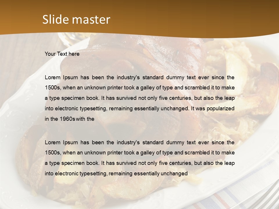 Bavarian Beerhouse London PowerPoint Template