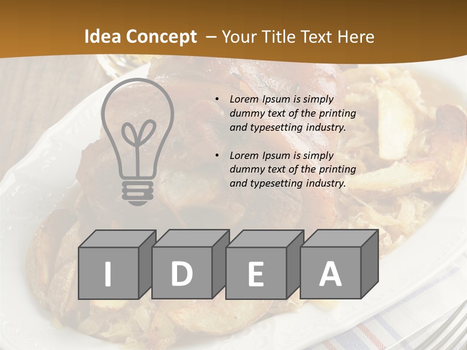 Bavarian Beerhouse London PowerPoint Template