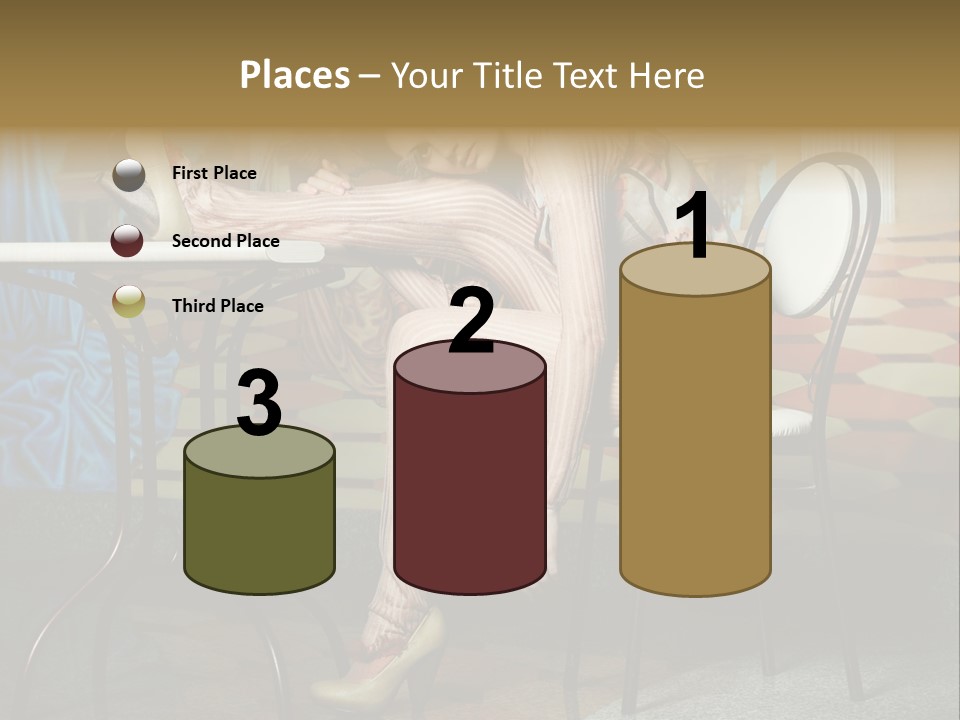 Art Fashion Model PowerPoint Template