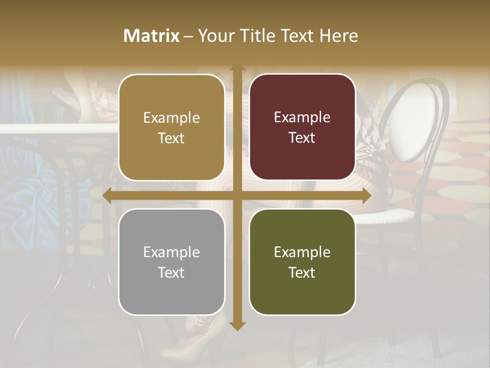 Art Fashion Model PowerPoint Template