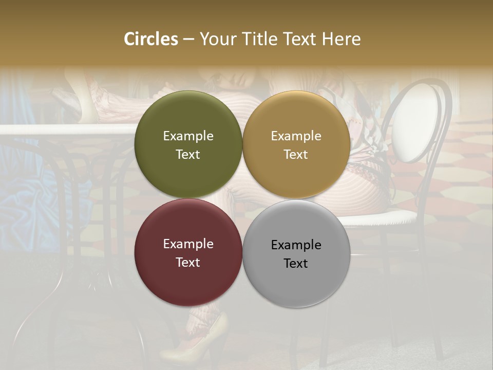 Art Fashion Model PowerPoint Template