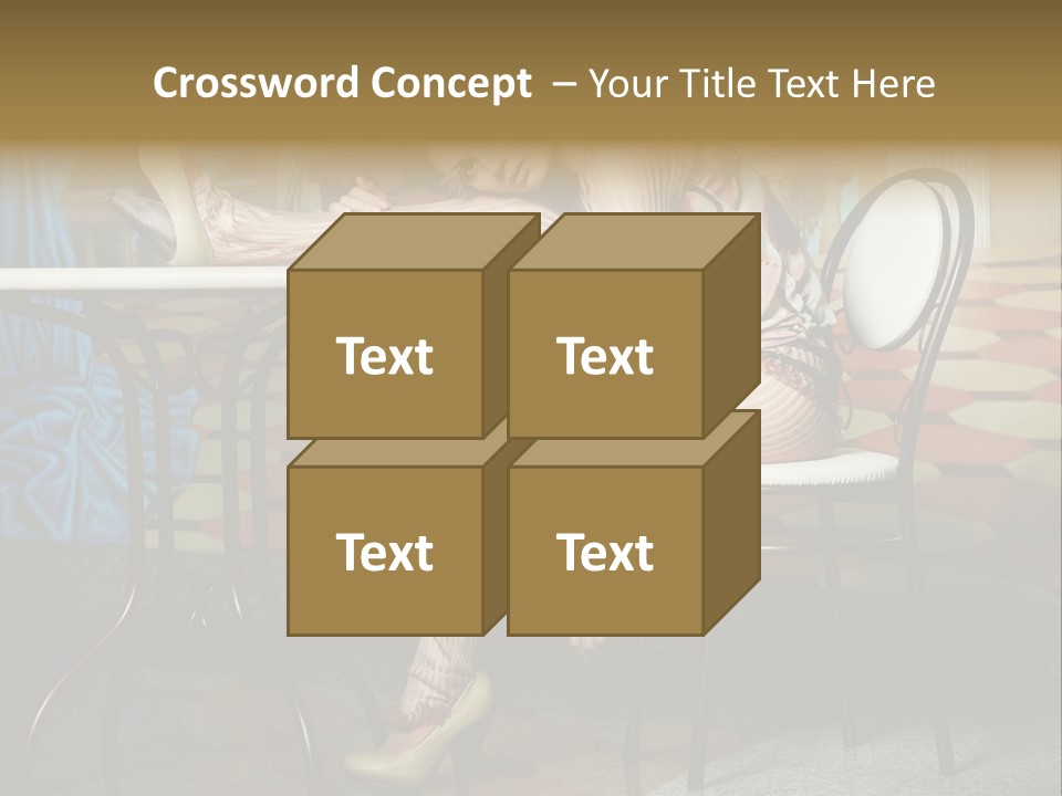 Art Fashion Model PowerPoint Template