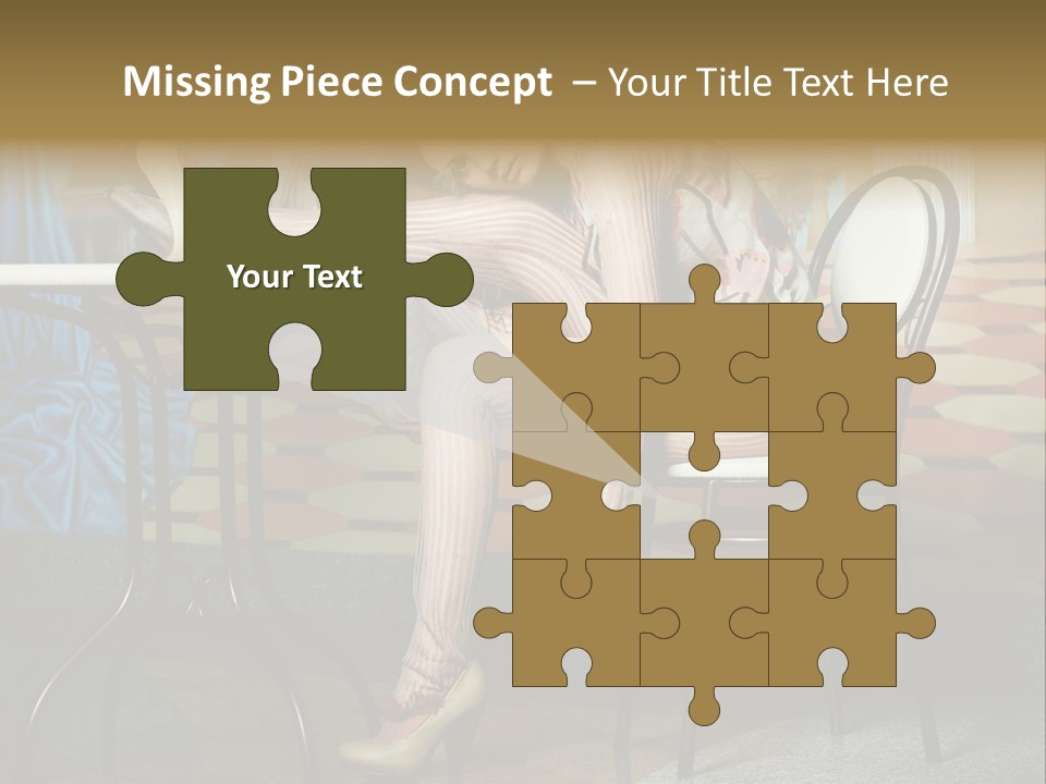 Art Fashion Model PowerPoint Template