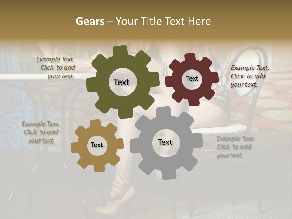 Art Fashion Model PowerPoint Template