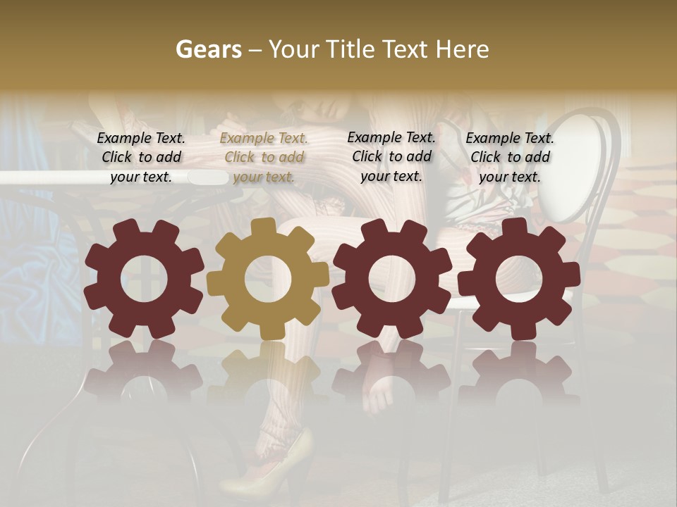 Art Fashion Model PowerPoint Template